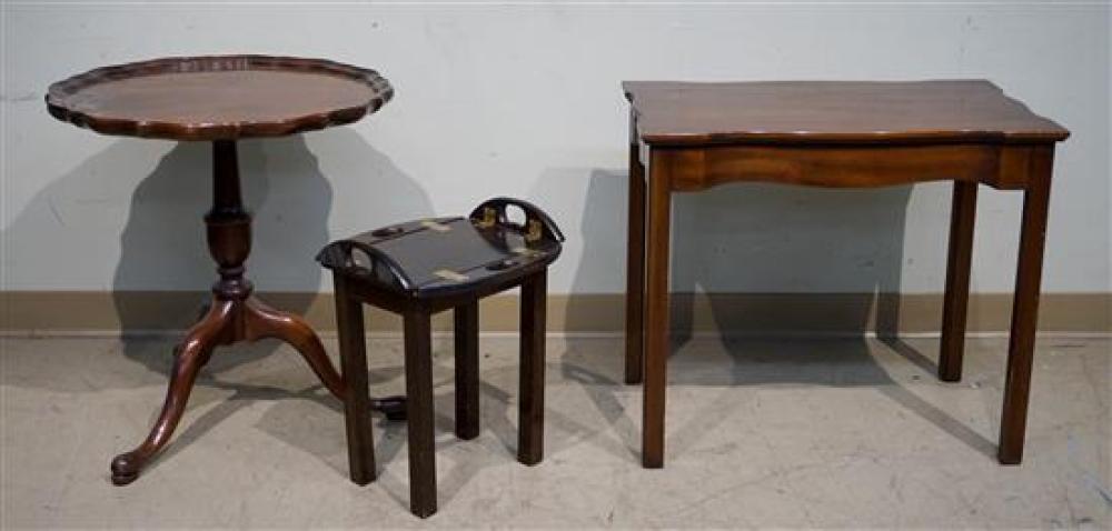 FOUR CHIPPENDALE STYLE FRUITWOOD