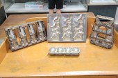 FOUR CHOCOLATE MOLDS.  America