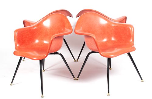 FOUR CHROMCRAFT FIBERGLASS