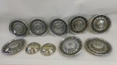 FOUR CHROME CADILLAC HUBCAPS P