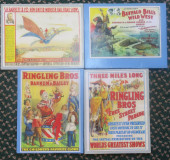FOUR CIRCUS STUDIO CARDS RINGL