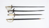 FOUR CIVIL WAR-ERA SWORDS A Mo