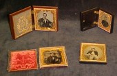 Four civilian tintypes: portra