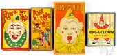 FOUR CLOWN RING TOSS GAMESFour