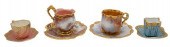 FOUR COALPORT DEMITASSE CUPS A
