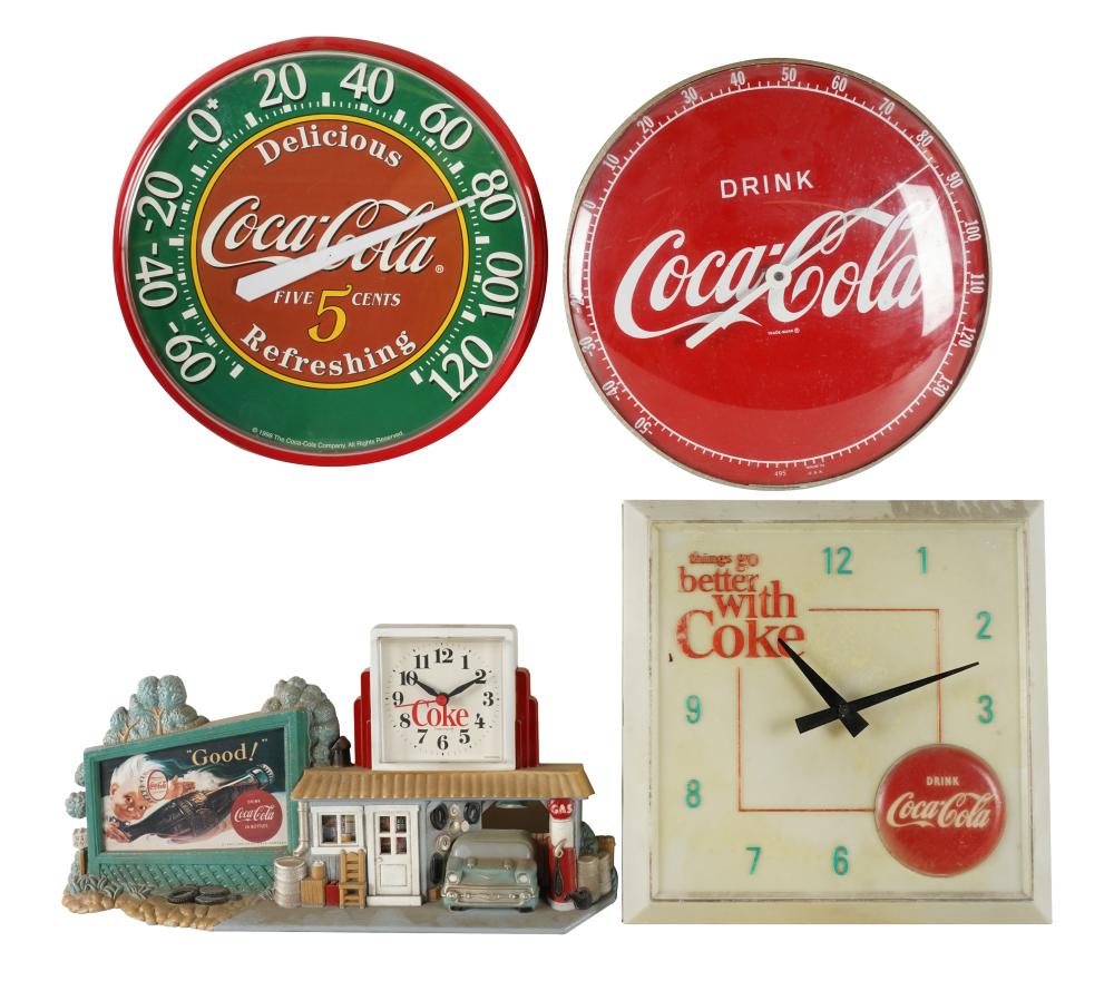 FOUR COCA-COLA WALL