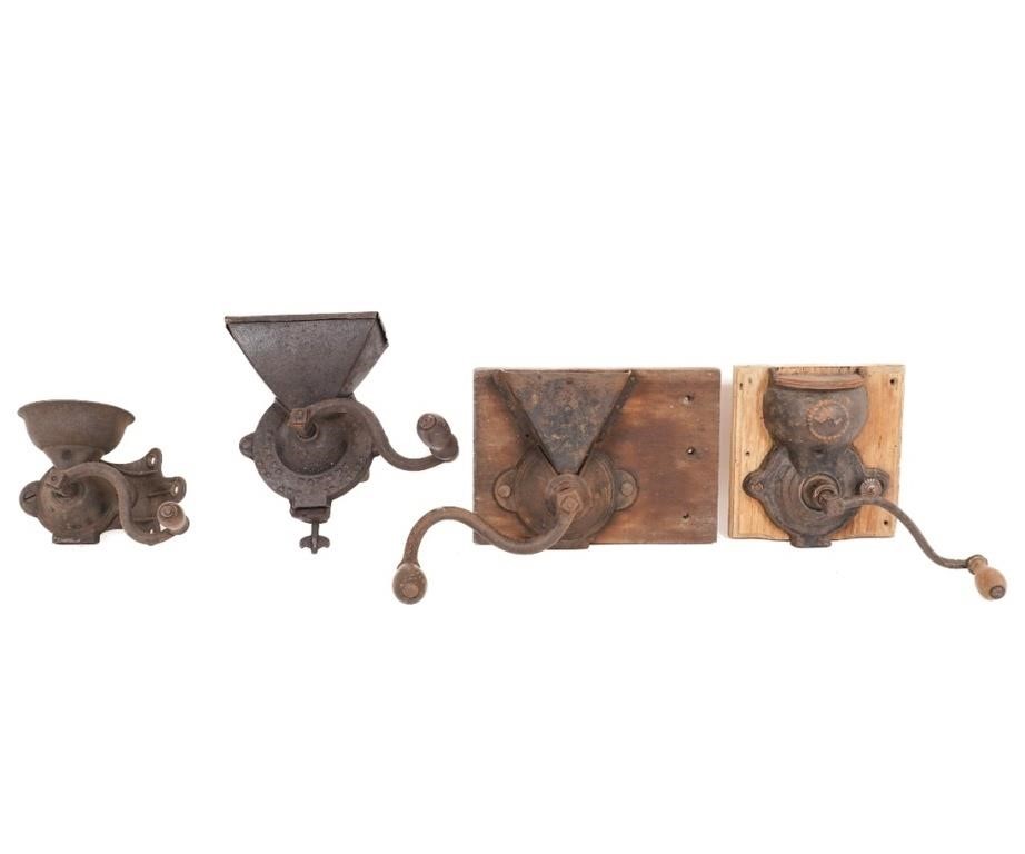 Four coffee grinders to include