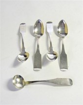 Four coin silver tablespoons a