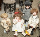 FOUR COLLECTIBLE DOLLS Include
