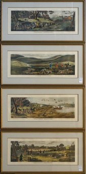 FOUR COLOR ENGRAVINGS, WILD DU