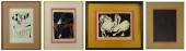 FOUR COLOR LITHOGRAPHS AFTER M