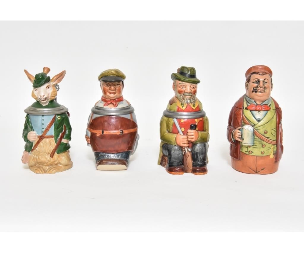 Four colorful German character