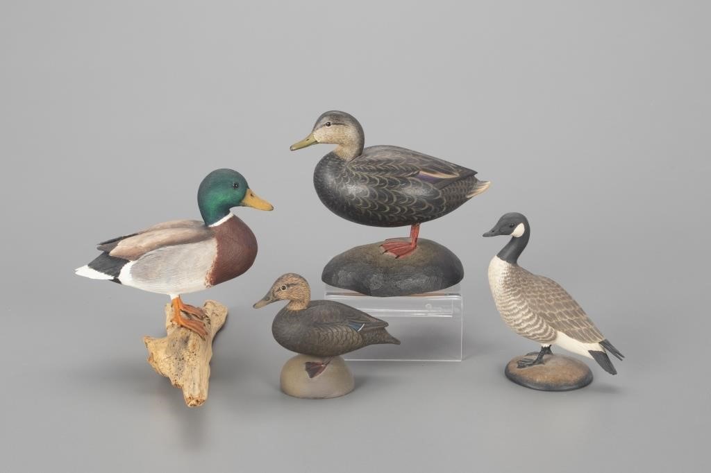 FOUR CONTEMPORARY MINIATURE