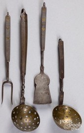 FOUR CONTEMPORARY MINIATURE WH