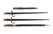 FOUR CONTINENTAL BAYONETS, 2 G