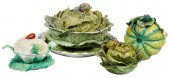 FOUR CONTINENTAL FAIENCE VEGET