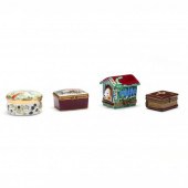 FOUR CONTINENTAL PILL BOXES, I