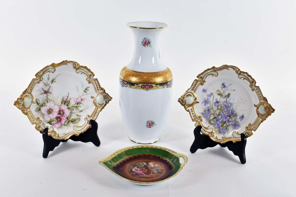 FOUR CONTINENTAL PORCELAIN
