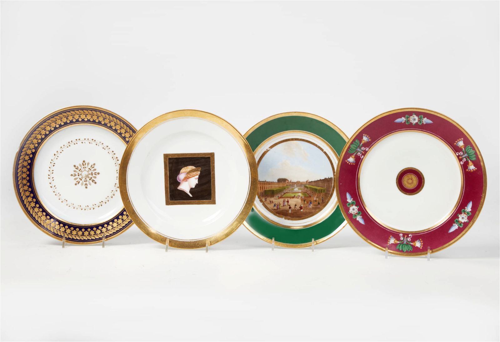 FOUR CONTINENTAL PORCELAIN