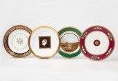 FOUR CONTINENTAL PORCELAIN CAB