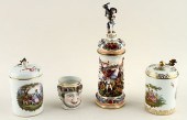 FOUR CONTINENTAL PORCELAIN LID