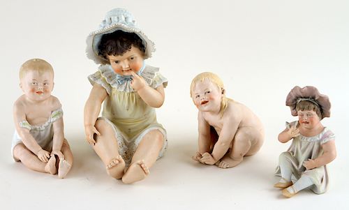 FOUR CONTINENTAL PORCELAIN PIANO