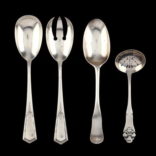 FOUR CONTINENTAL SILVER SERVERS