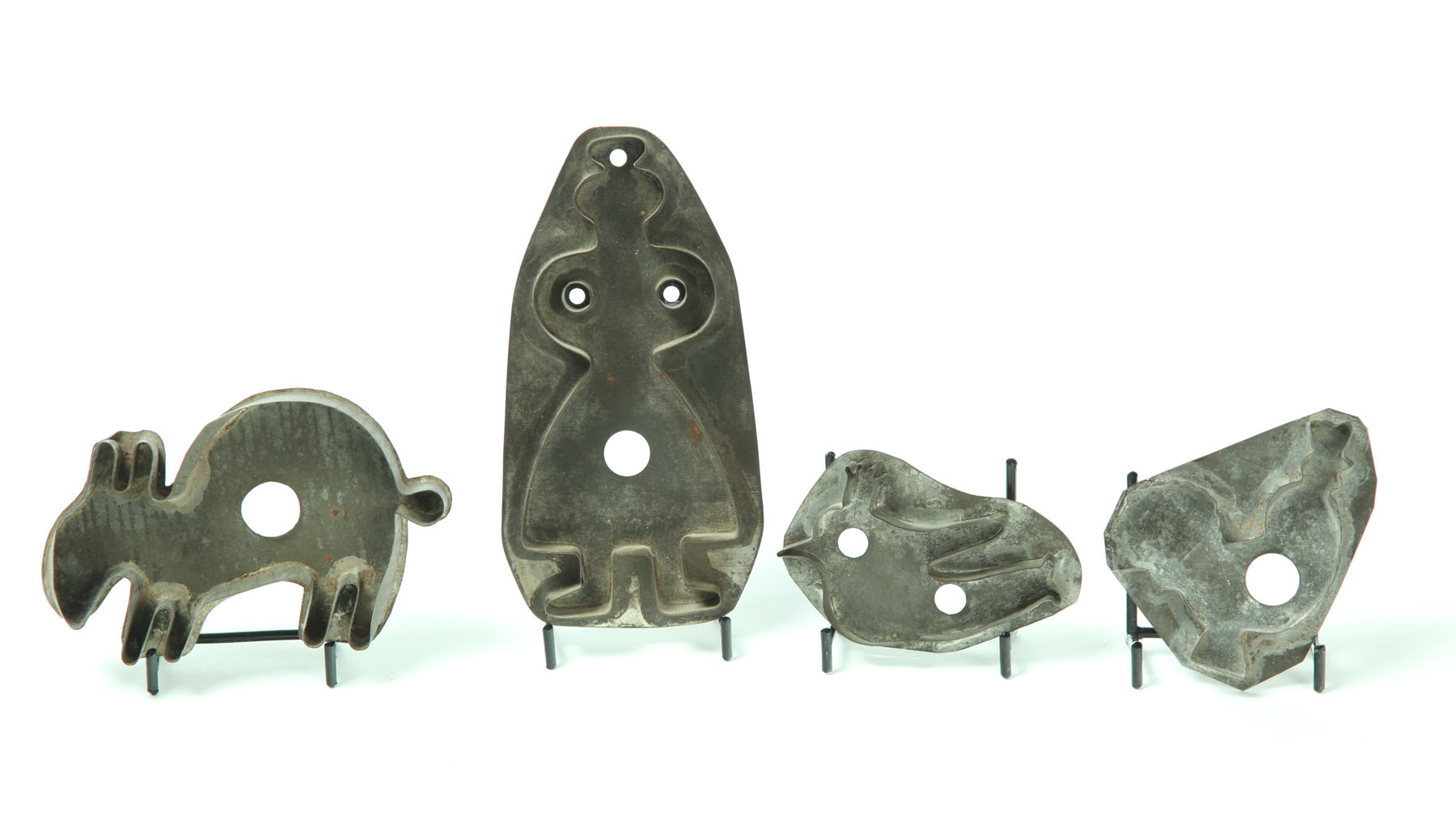 FOUR COOKIE CUTTERS.  Pennsylvania