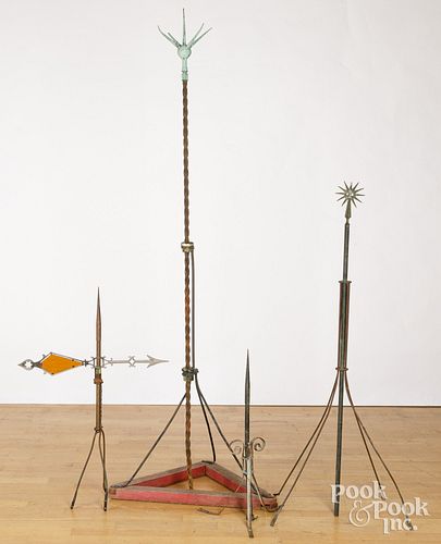 FOUR COPPER AND IRON LIGHTNING