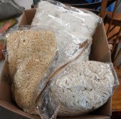 FOUR CROCHETED BEDSPREADS AND