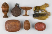FOUR CURIOS, 19TH CENTURY AND