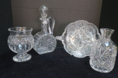 FOUR CUT CRYSTAL ITEMS INCLUDI