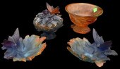 FOUR DAUM DISHESFour Daum Dish