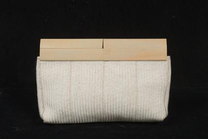 Four De Vecchi woven clutch purses