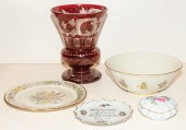 FOUR DECORATIVE ARTICLES Inclu