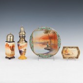 FOUR DECORATIVE DESERT SCENE T