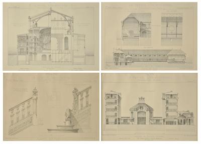 Four Decorative Framed French