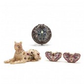 FOUR DECORATIVE ITEMS, JAY STR
