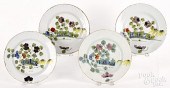 FOUR DELFT FAZAKERLEY PLATES,