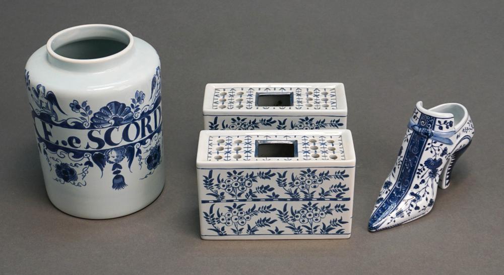 FOUR DELFT RESTORATION WILLIAMSBURG