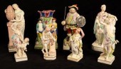Four Derby porcelain Classical