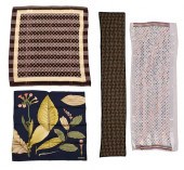 FOUR DESIGNER SCARVEScomprisin