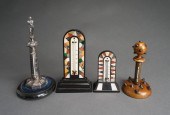 FOUR DESK/TABLE THERMOMETERS,