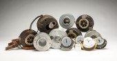 FOUR DETEX WATCHMAN'S CLOCKS.