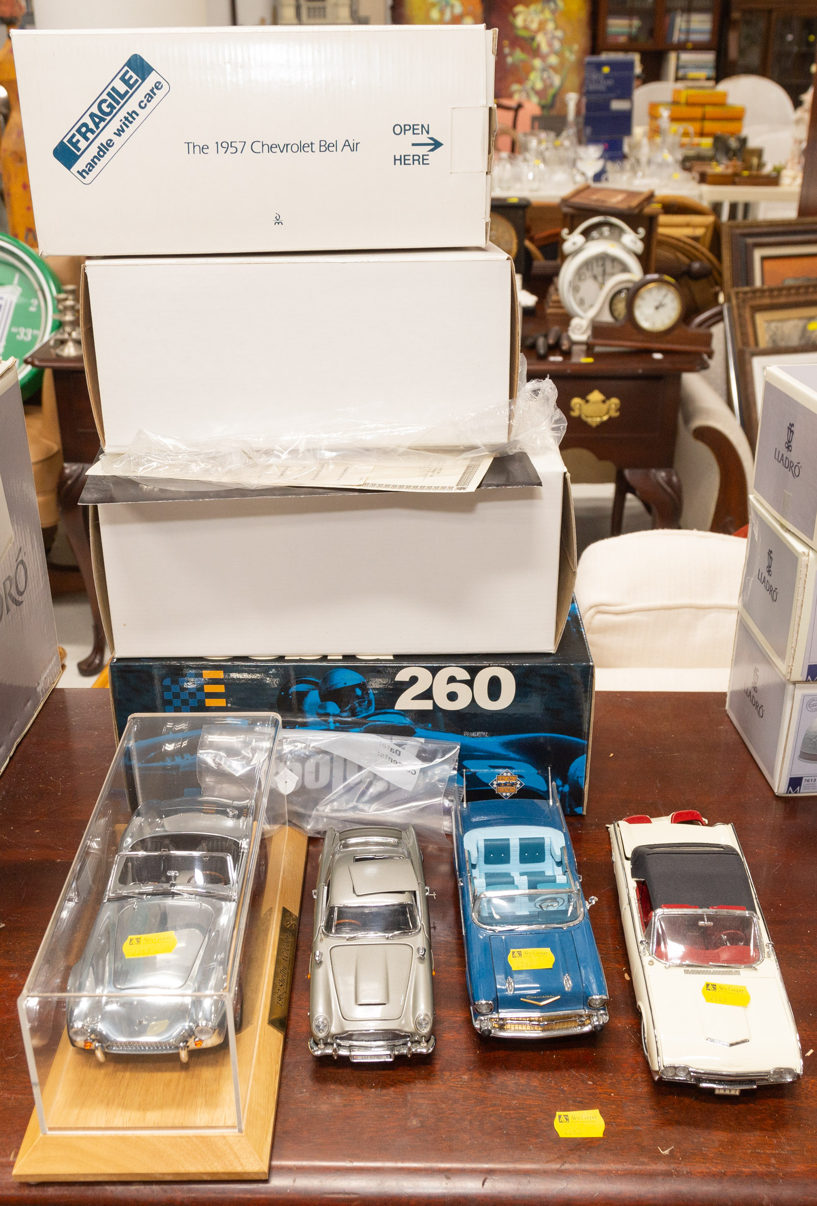 FOUR DIE-CAST MODELS OF CLASSIC