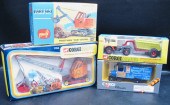 FOUR DIECAST METAL CORGI TOYS