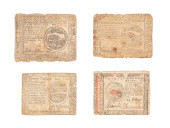 FOUR DIFFERENT CONTINENTAL CUR