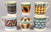 FOUR DON CARPENTIER MOCHA MUGS