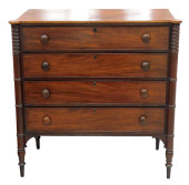 FOUR DRAWER CHEST, MASSACHUSET
