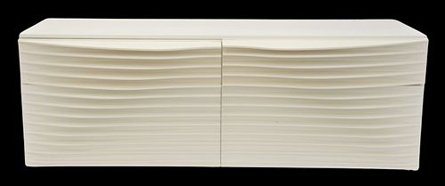 FOUR DRAWER CONTEMPORARY MARBLE TOP